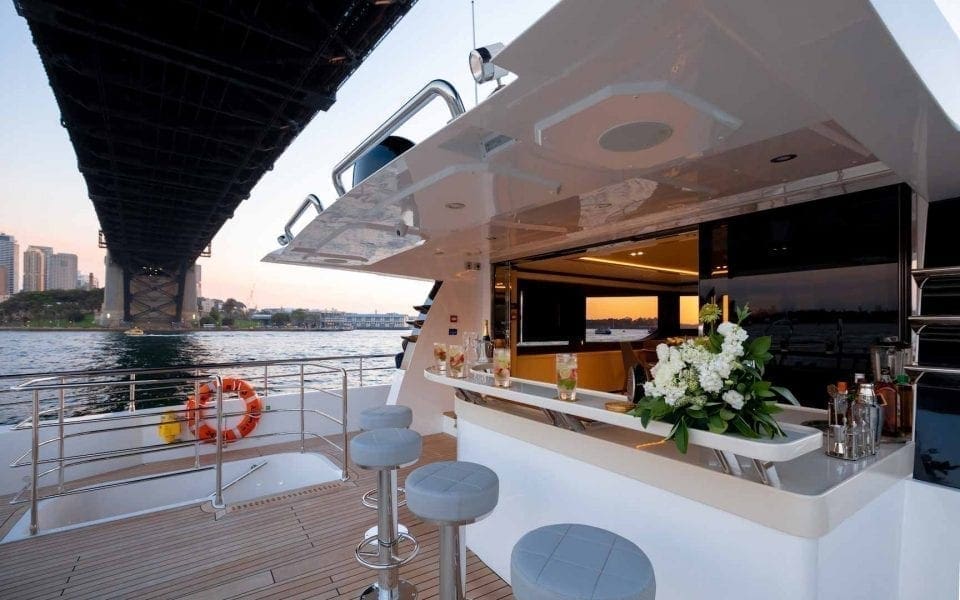 OneWorld-top-deck Boat Hire Sydney