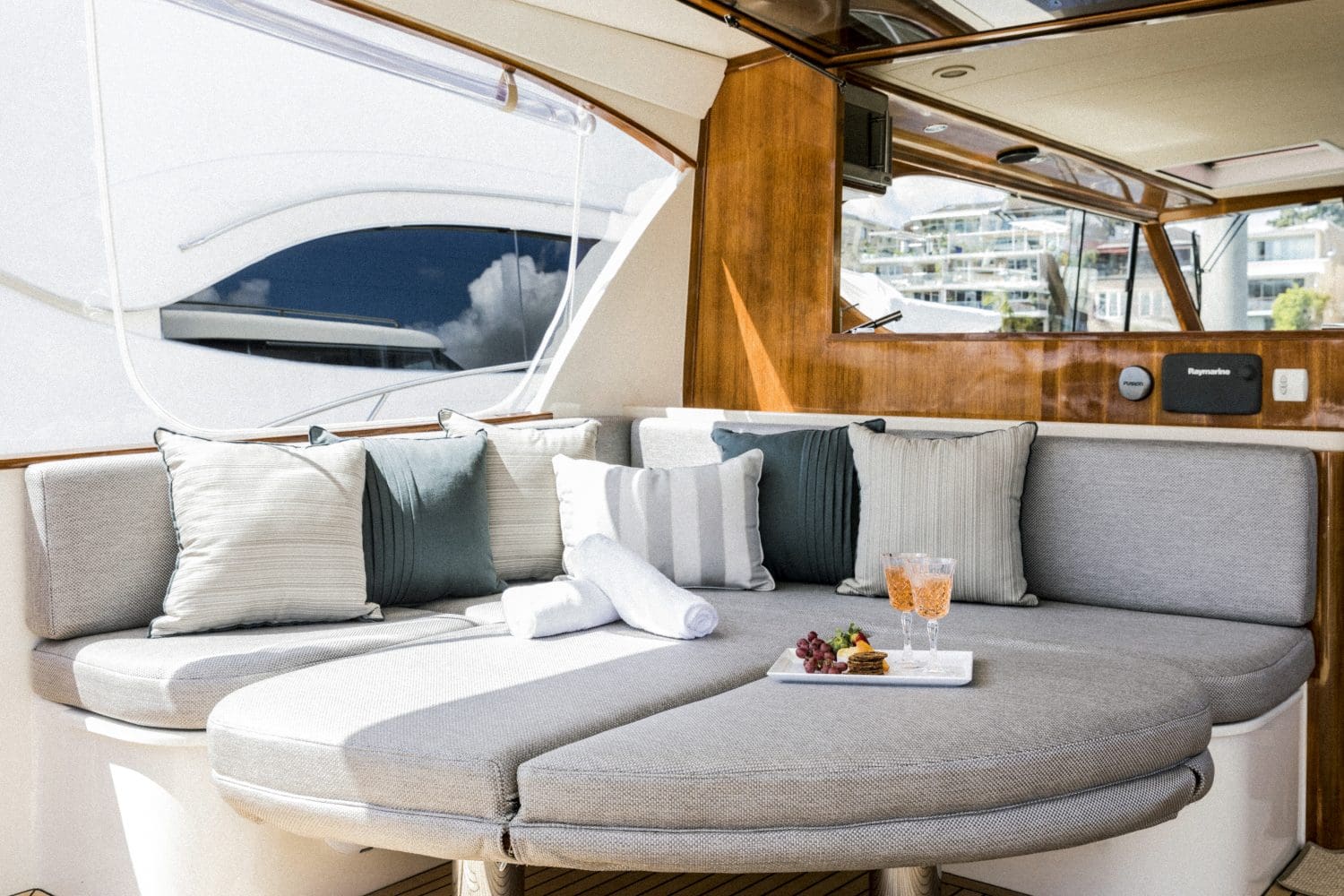 Lifestyle Charters FELIX sunbed MV Privacy Sydney