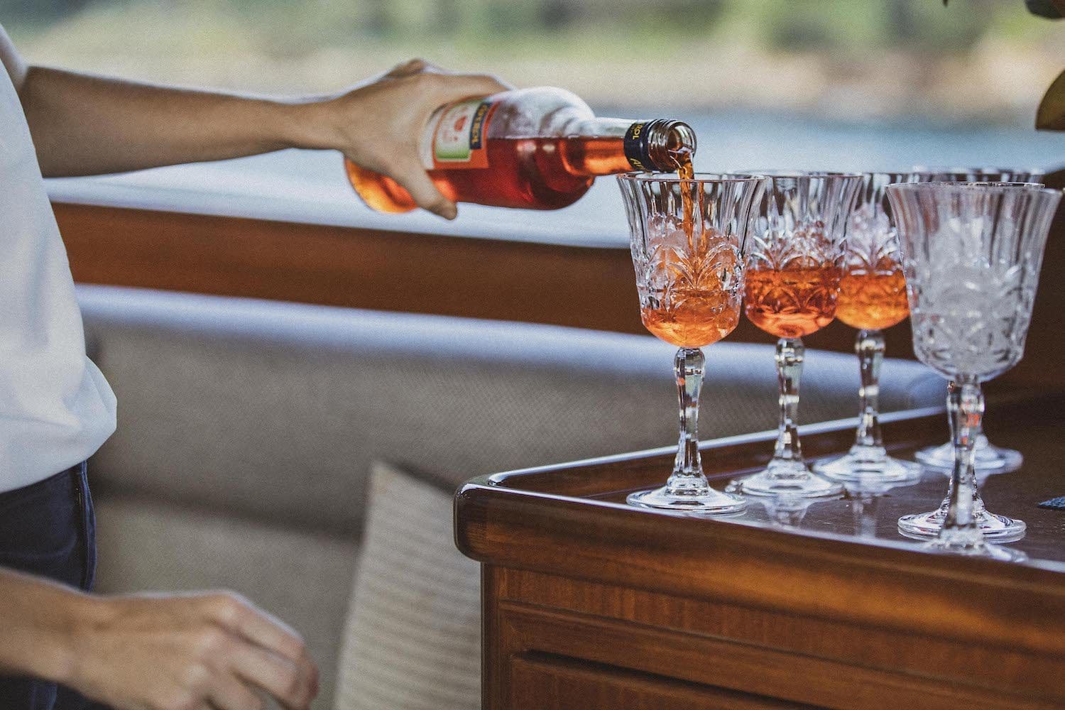 Lifestyle Charters_FELIX_Aperol Spritz Privacy Charter Boat Sydney Harbour