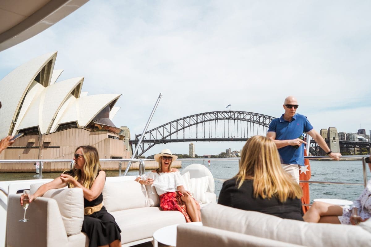 Guests on Sydney Harbour Sydney Harbour Entertaining
